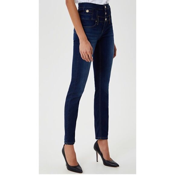 LIU:JO MILANO Bottom Up Skinny Jeans with Button Fly, Size 26 - Picture 1 of 16